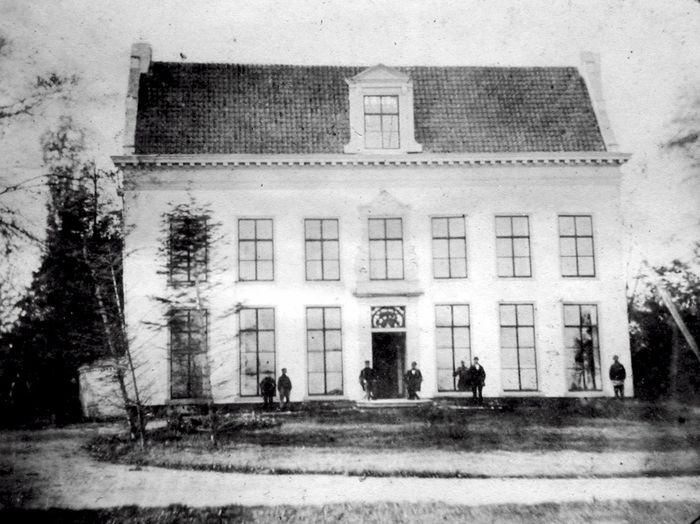 De enige bekende foto van Kingma State, kort voor 1864.