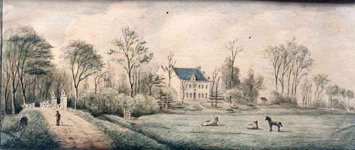 Kingma State in 1864, drawn by A. Martin