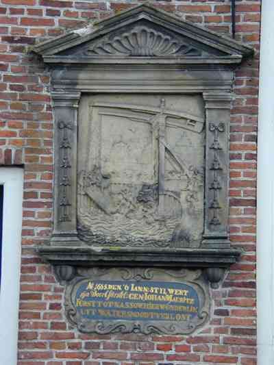 Memorial stone in the Dijkstraat in Franeker