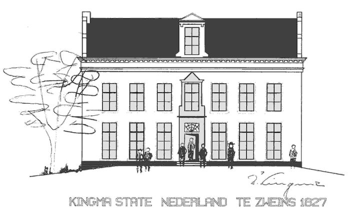 Tekening van Ralf J. Kingma