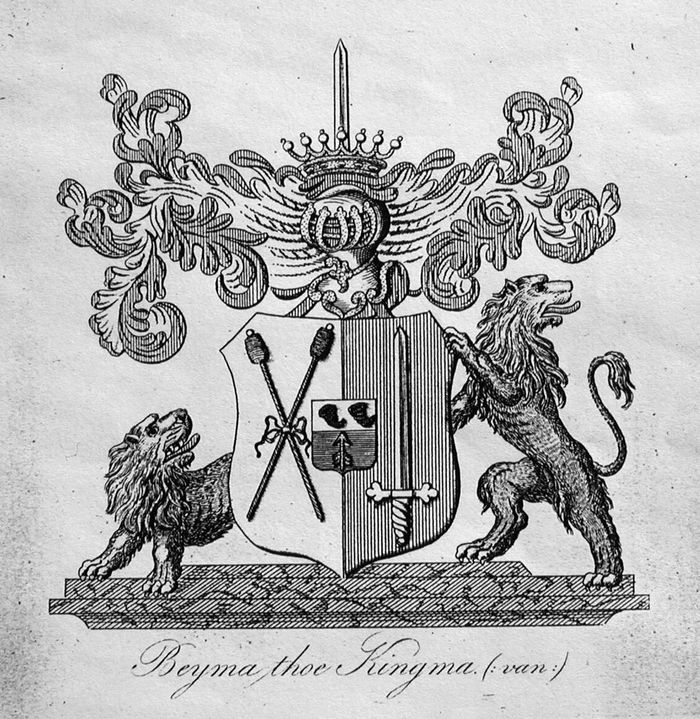 Het wapen van (van Beijma) thoe Kingma