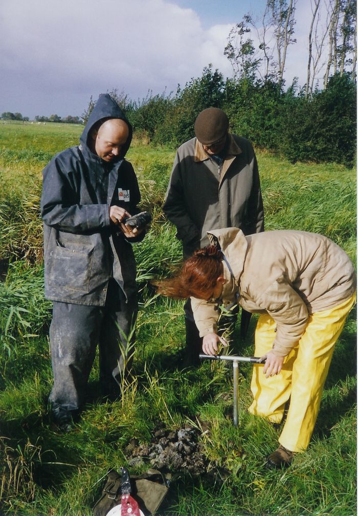 Het archeologisch onderzoek op het stateterrein, oktober 2003