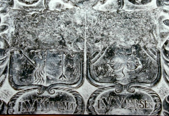 Gravestone in the church of Zweins