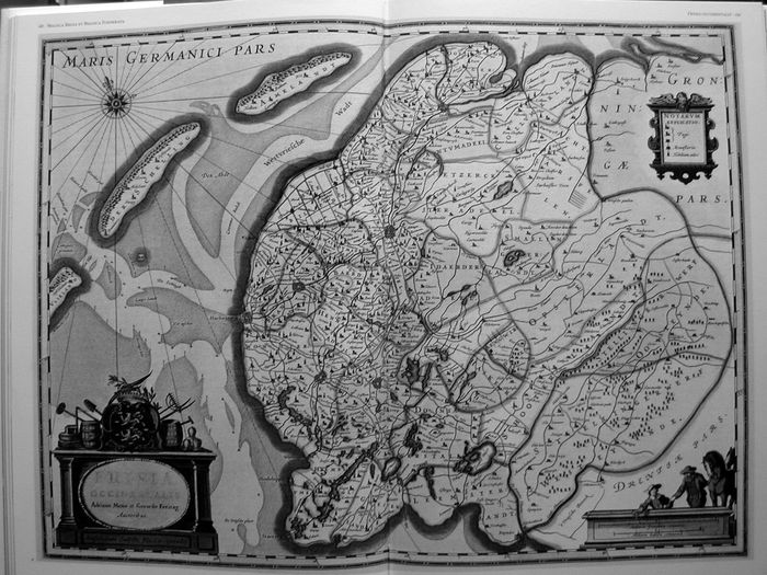 Map of Friesland from the Atlas Maior