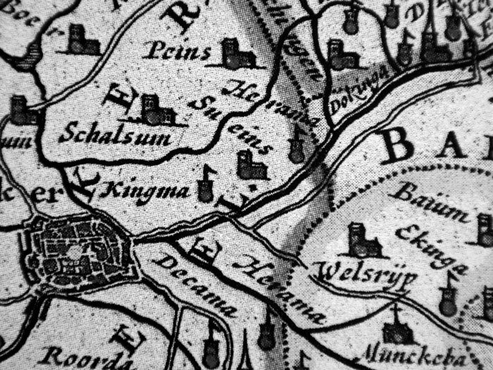 Detail of the map Frisia Occidentalis