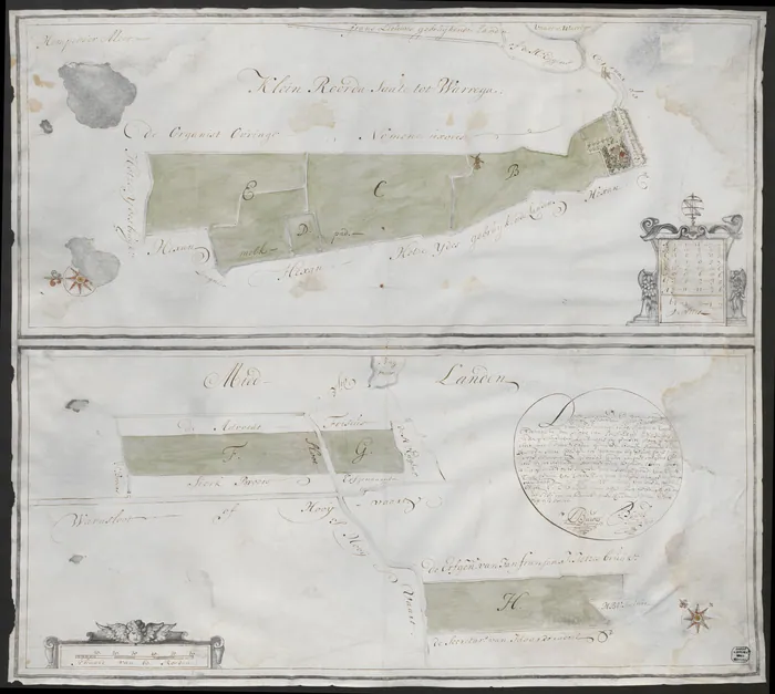 Klein Roorda Saate tot Warrega, 1711, door S.T. Buwes.